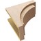 Ekena Millwork 10"W x 20"D x 20"H Classic Rivera Rough Cedar Woodgrain TimberThane Corbel, Primed Tan CORUR10X20X20RIVRCPR - alternate 3